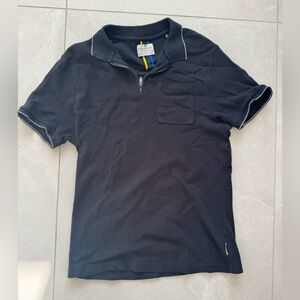 Black Short Sleeve Polo Shirt